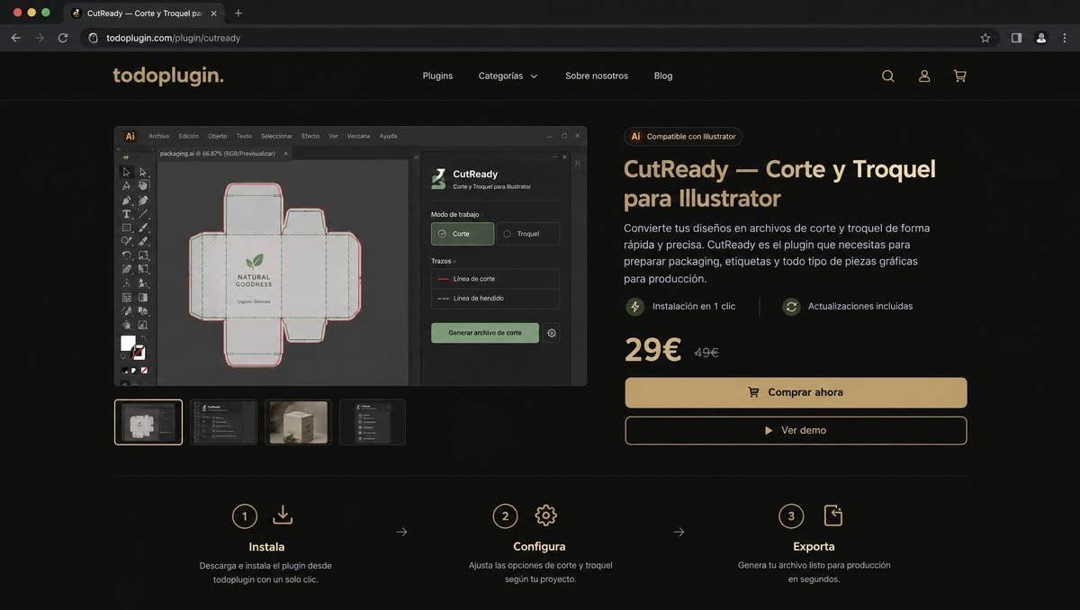 CutReady product page